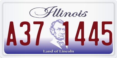 IL license plate A371445