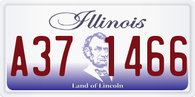 IL license plate A371466