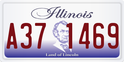 IL license plate A371469