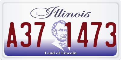 IL license plate A371473