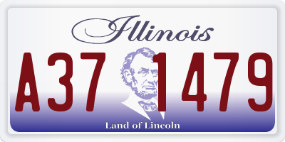 IL license plate A371479