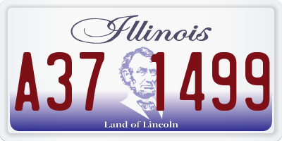 IL license plate A371499