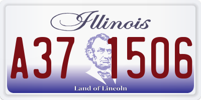 IL license plate A371506