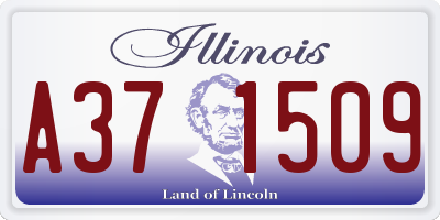 IL license plate A371509