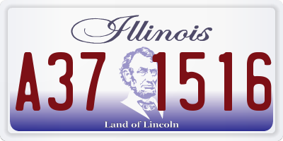 IL license plate A371516