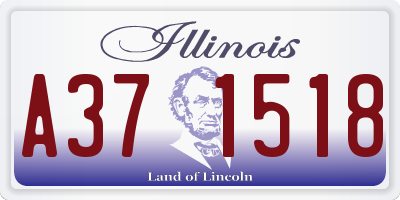 IL license plate A371518