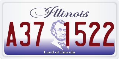 IL license plate A371522