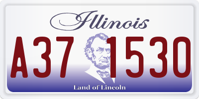 IL license plate A371530