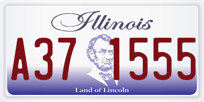 IL license plate A371555