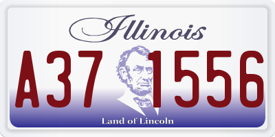 IL license plate A371556