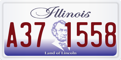 IL license plate A371558