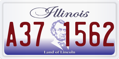 IL license plate A371562