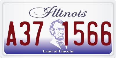 IL license plate A371566