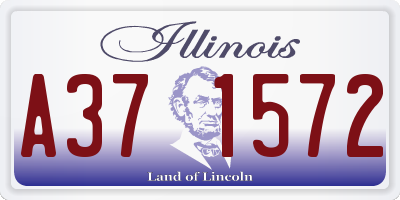 IL license plate A371572