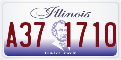 IL license plate A371710