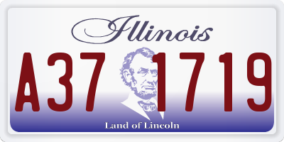 IL license plate A371719