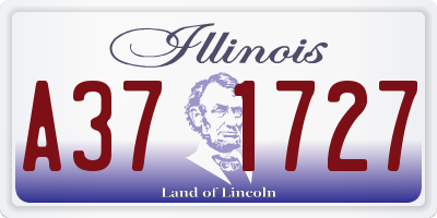 IL license plate A371727