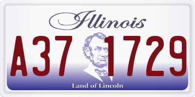 IL license plate A371729
