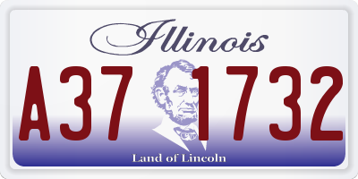 IL license plate A371732