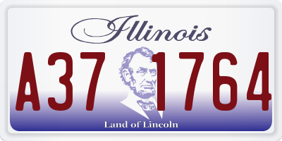 IL license plate A371764
