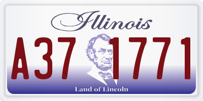 IL license plate A371771