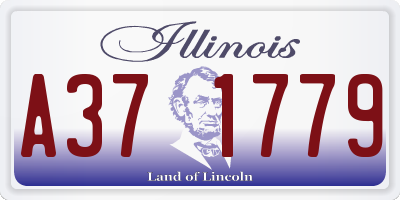 IL license plate A371779