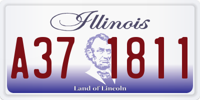 IL license plate A371811