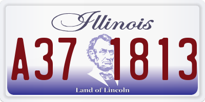 IL license plate A371813
