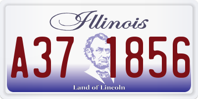 IL license plate A371856