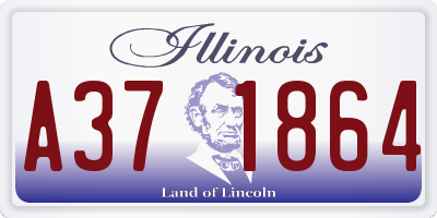 IL license plate A371864