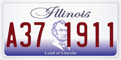 IL license plate A371911