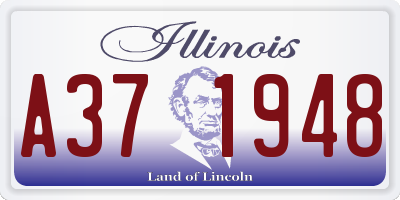 IL license plate A371948