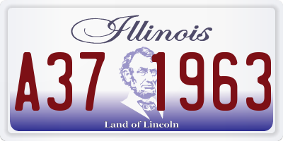 IL license plate A371963
