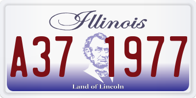 IL license plate A371977