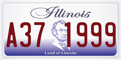 IL license plate A371999