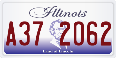 IL license plate A372062