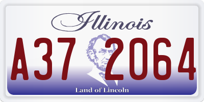 IL license plate A372064
