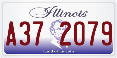 IL license plate A372079
