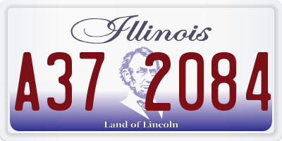 IL license plate A372084