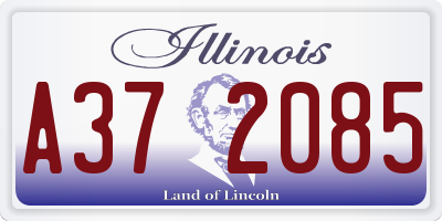 IL license plate A372085