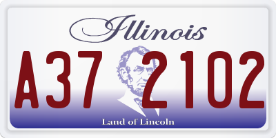IL license plate A372102