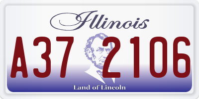 IL license plate A372106
