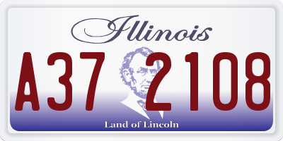 IL license plate A372108