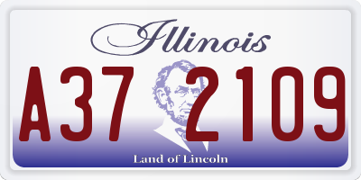 IL license plate A372109