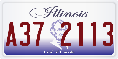 IL license plate A372113