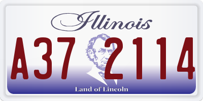 IL license plate A372114