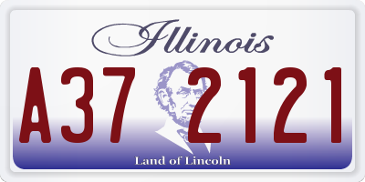 IL license plate A372121