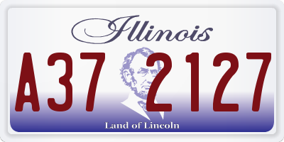 IL license plate A372127
