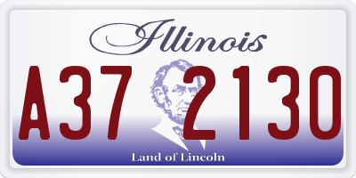 IL license plate A372130