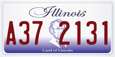 IL license plate A372131